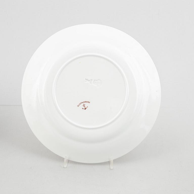17 crayfish plates, Gustafsberg and Rörstrand, early 20th Century.