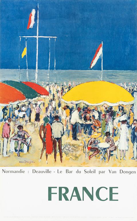 Kees van Dongen, "Normandie: Deauville - Le Bar du Soleil".