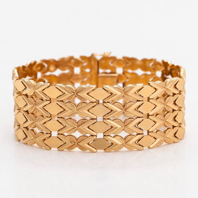 Armband, 18K guld, Italien.