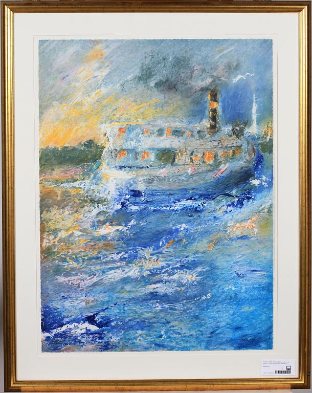 CARL HÖGLUND, serigrafier 2 st, sign och numr, 63/240 samt 89/290.