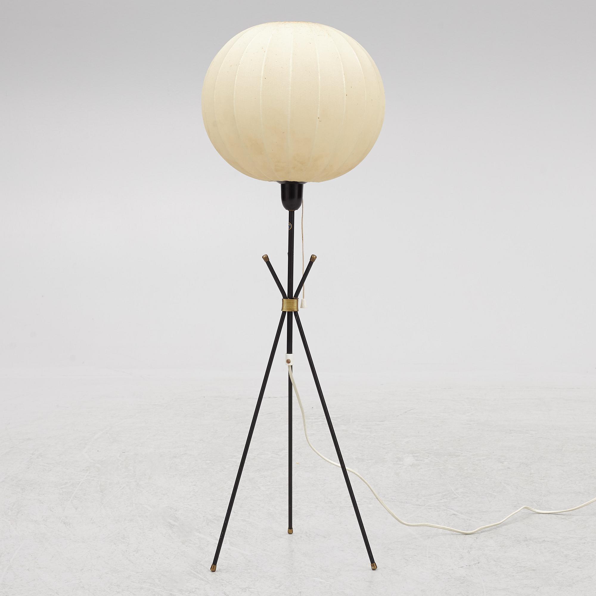 Floor lamp, 1950s.