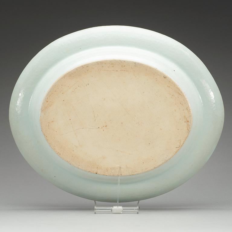FAT, porslin. Kanton, Qing dynastin, 1800-tal.