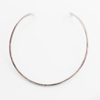 Claës E. Giertta, necklace sterling silver, Stockholm 1989.