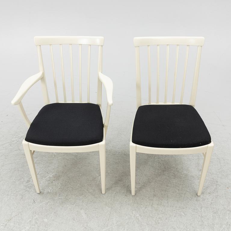 Carl Malmsten, an eight part dining group, "Herrgården", Åfors, second half of the 20th century.