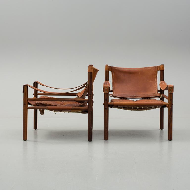 FÅTÖLJER, ett par, "Sirocco", Arne Norell, 1900-talets andra hälft.