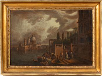 Unknown Artist, canal motif, 19th century.