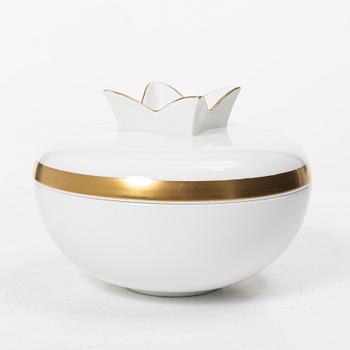 Karin Björquist, Bowls with lids, 14 pcs, porcelain, "Nobel" Rörstrand.