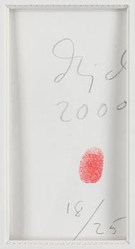 A DAWID inkjet print, signed and dated 2009 on verso. Edition 18/25.