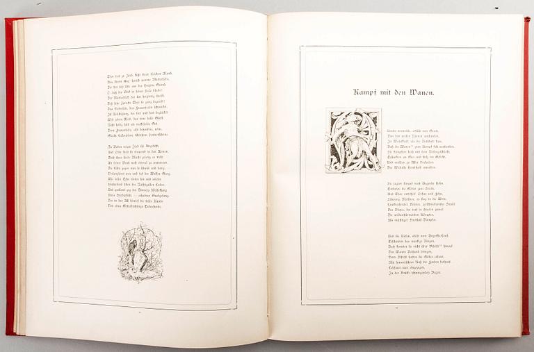 Agnes Kayser-Langerhannss, bok 'Odin', München 1881.