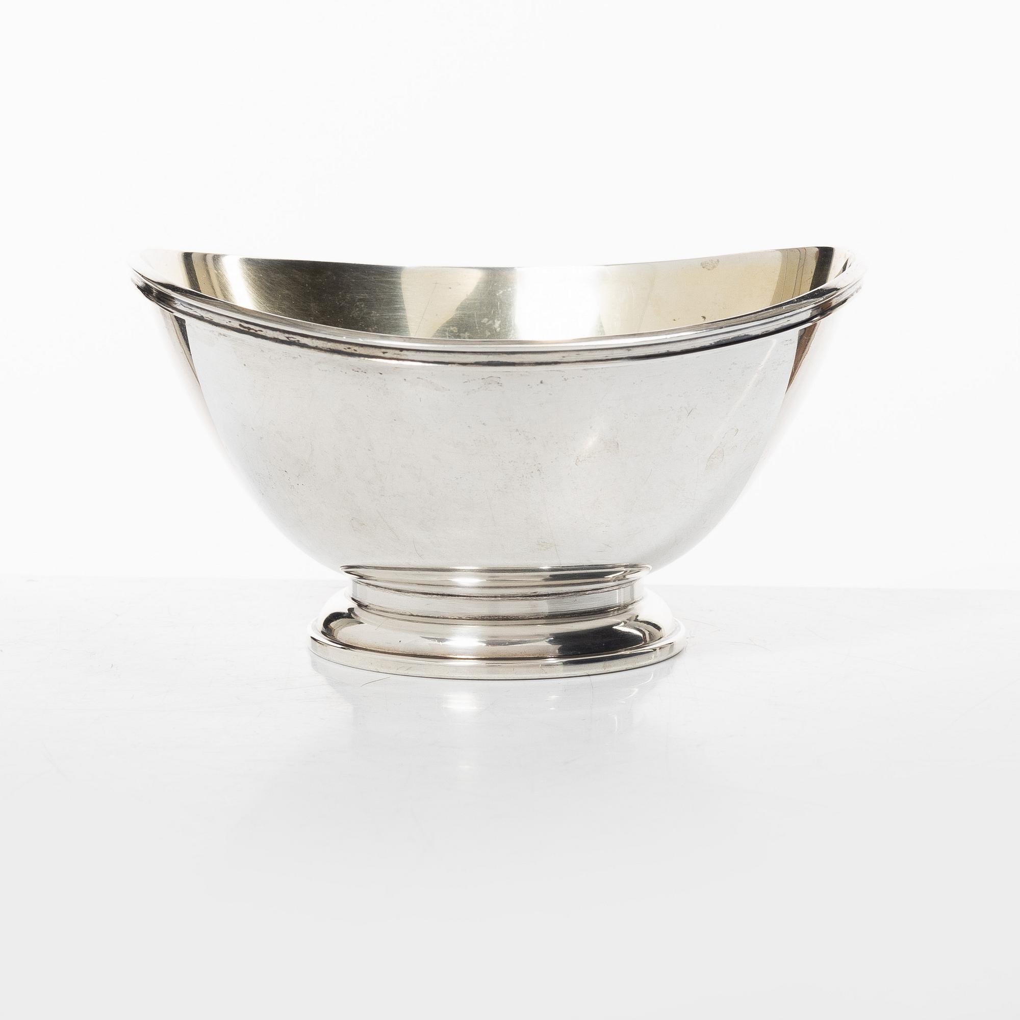 Markströms Guldsmeds Ab, Skål, silver, Uppsala 1951.