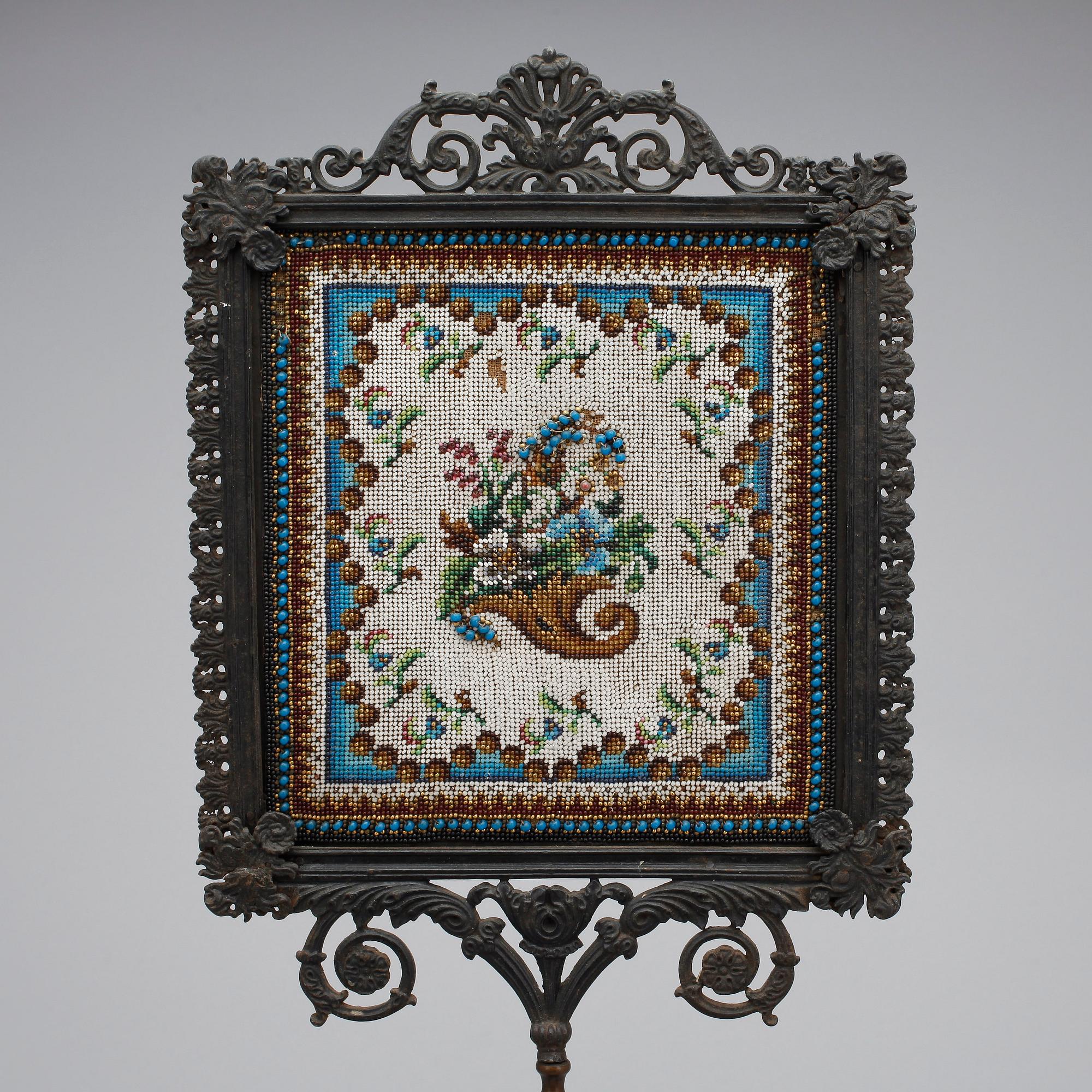 LÄSLJUSSTAKE, senempire, 1800-tal, gjutjärn.