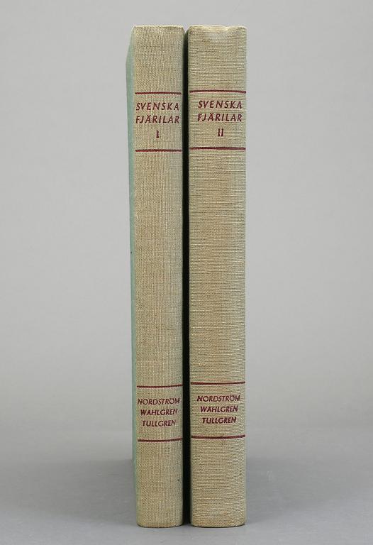 SVENSKA FJÄRILAR, I-II, 2 vol, Nordström, Wahlgren, Tullgren, Stockholm 1941.