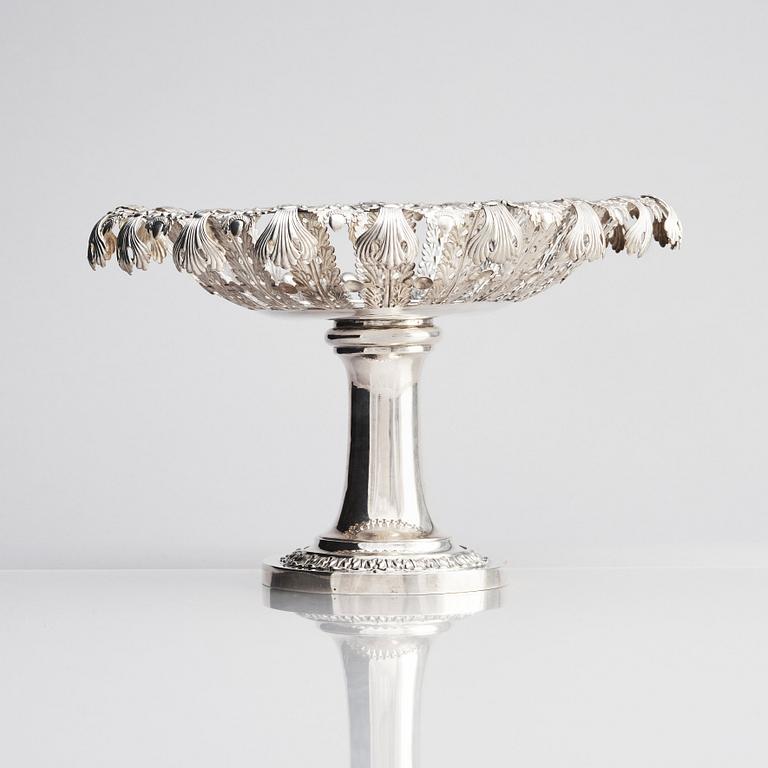 Adolf Zethelius, tazza, silver, Stockholm 1831.