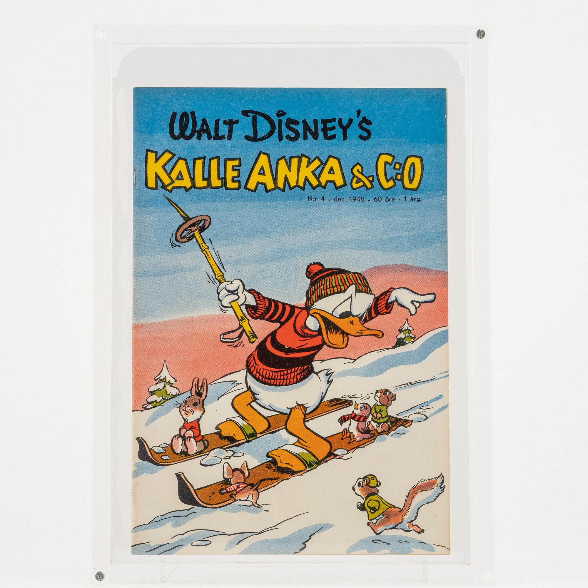 Serietidning, "Kalle Anka & Co" Nr 4, 1948.