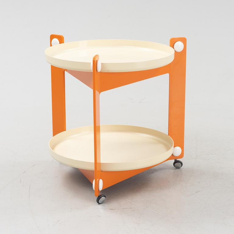 Luigi Massoni, a plastic tray table, Guzzini, Italy.