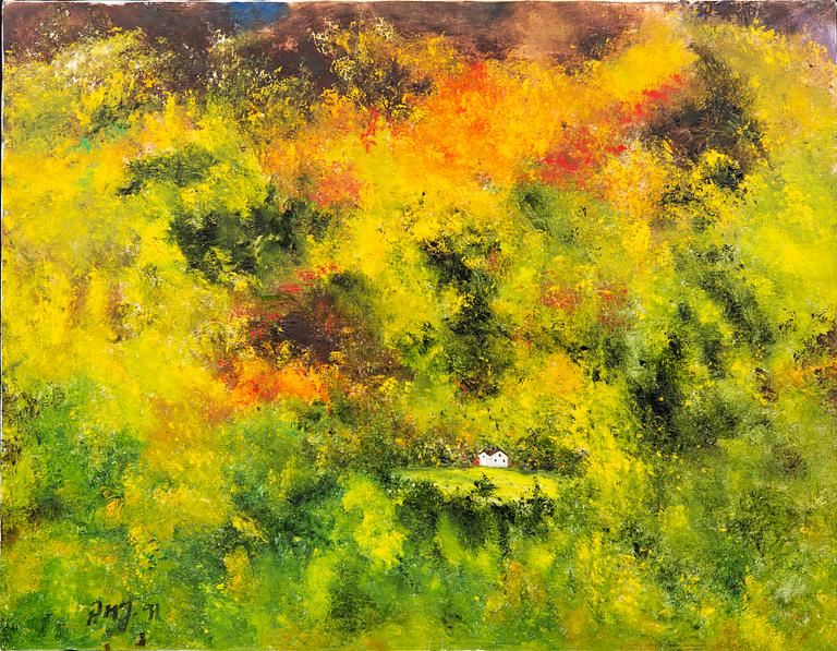 Ann-Marie Jönsson, oil on canvas, signed.