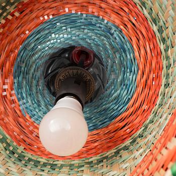 Five ceiling lights, 'PET lamp', Colombia, 2012.