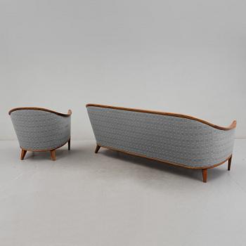 SOFFA OCH FÅTÖLJ, Bröderna Andersson, Sverige, 1950/60-tal.