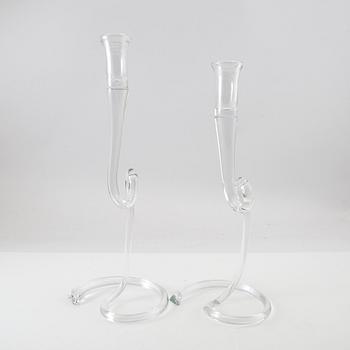 Lisa Hilland, Ljusstakar "Sprout" ett par, i samarbete med Reijmyre Glasbruk.
