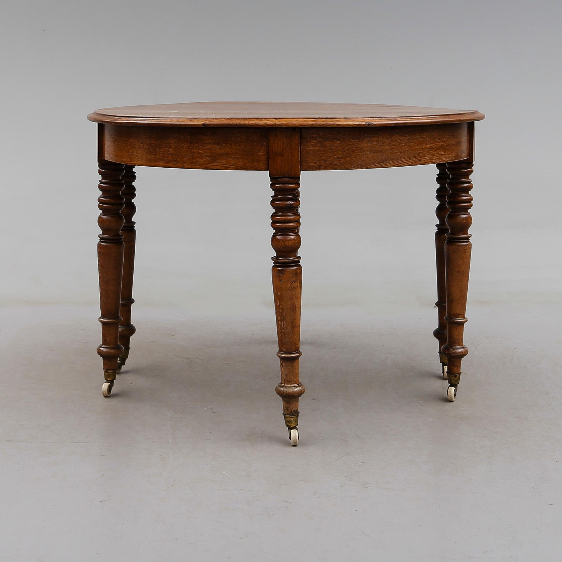 MATBORD, 1800-talets andra hälft.