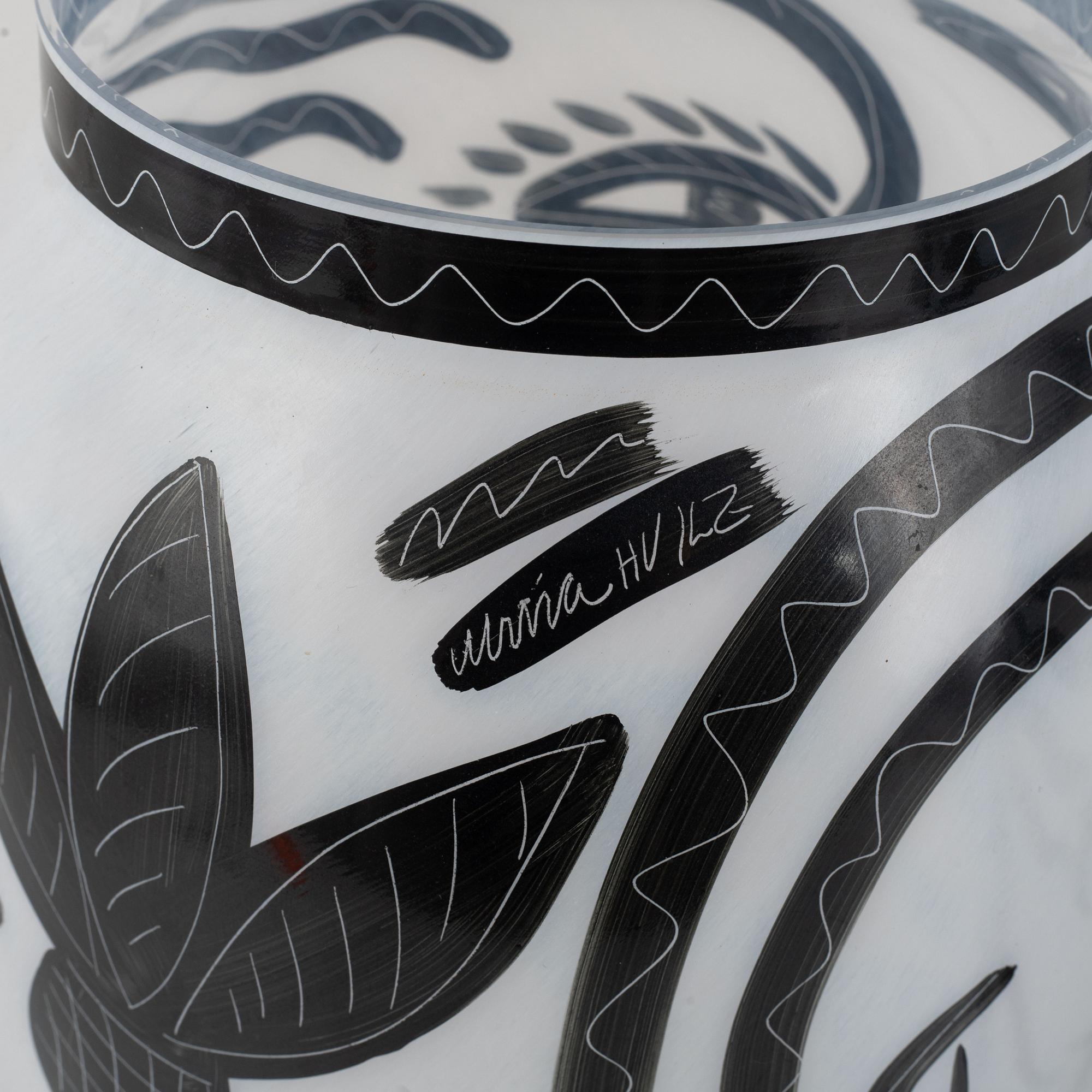 Ulrica Hydman-Vallien, vaser, ett par, Kosta Boda.