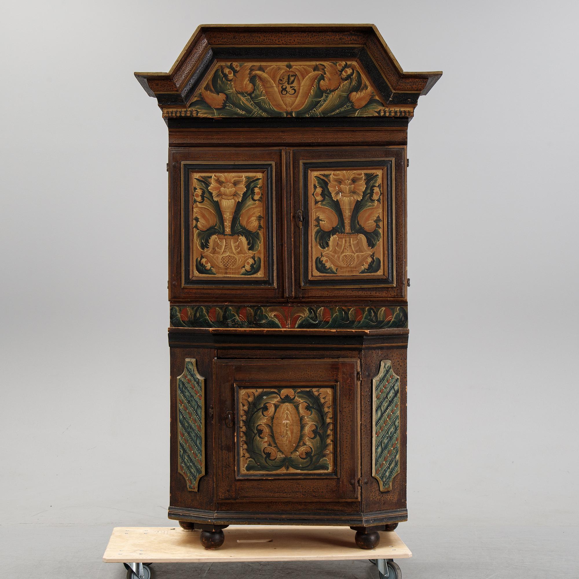 A Swedish cabinet from Dalarna 1783.