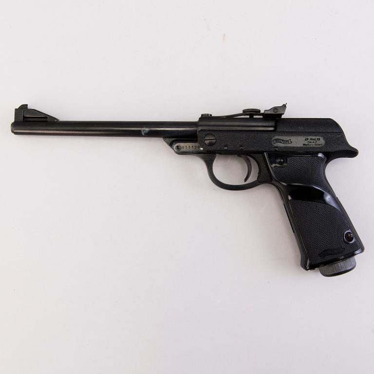 A Walther LP53 air gun, Germany. In production 1953-1976.