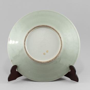 FAT, 2 st, porslin, Kanton, Kina, omkring sekelskiftet 1900.