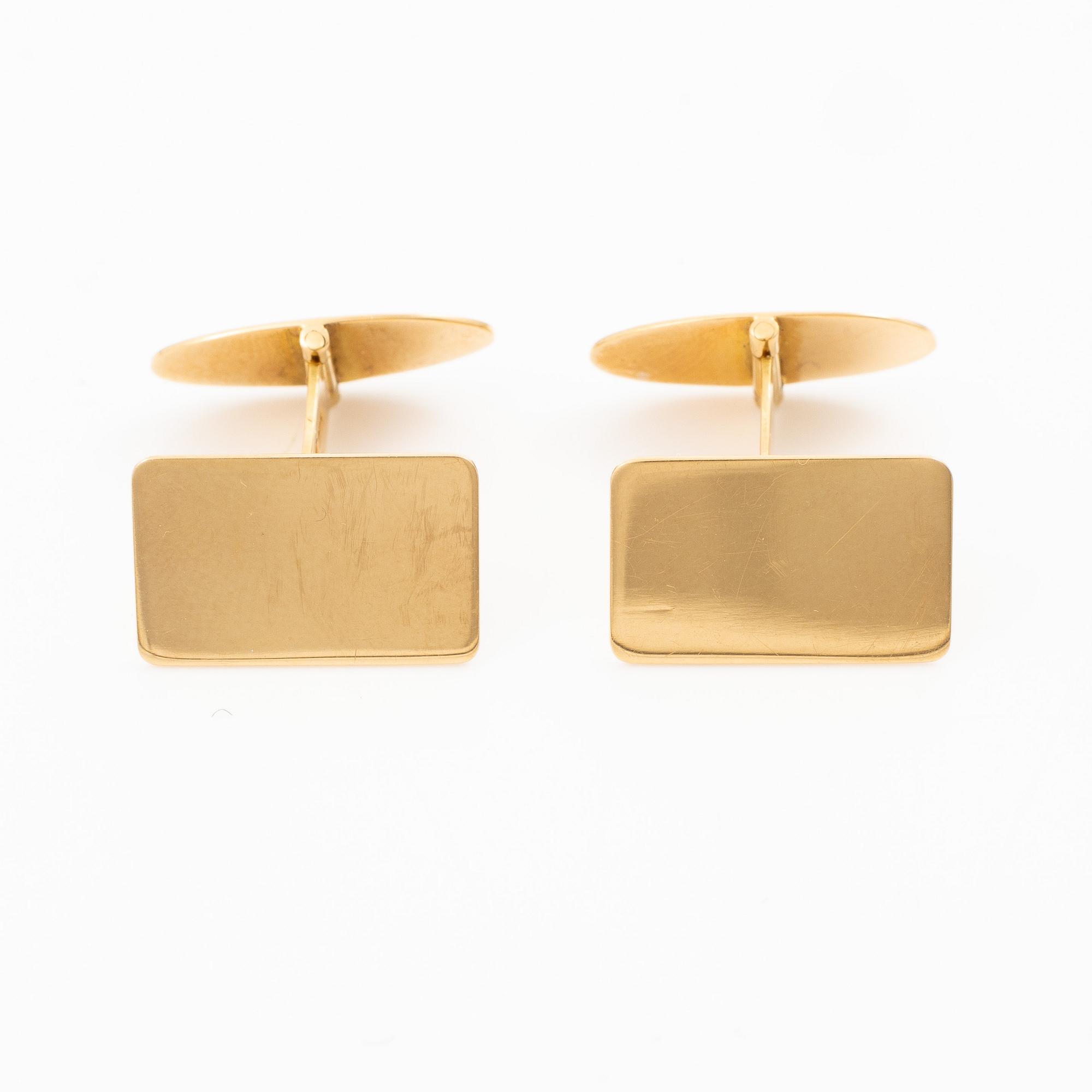 Cufflinks, 18K gold.