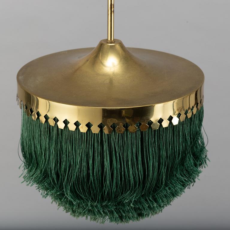 HANS-AGNE JAKOBSSON, a brass ceiling light from Markaryd.