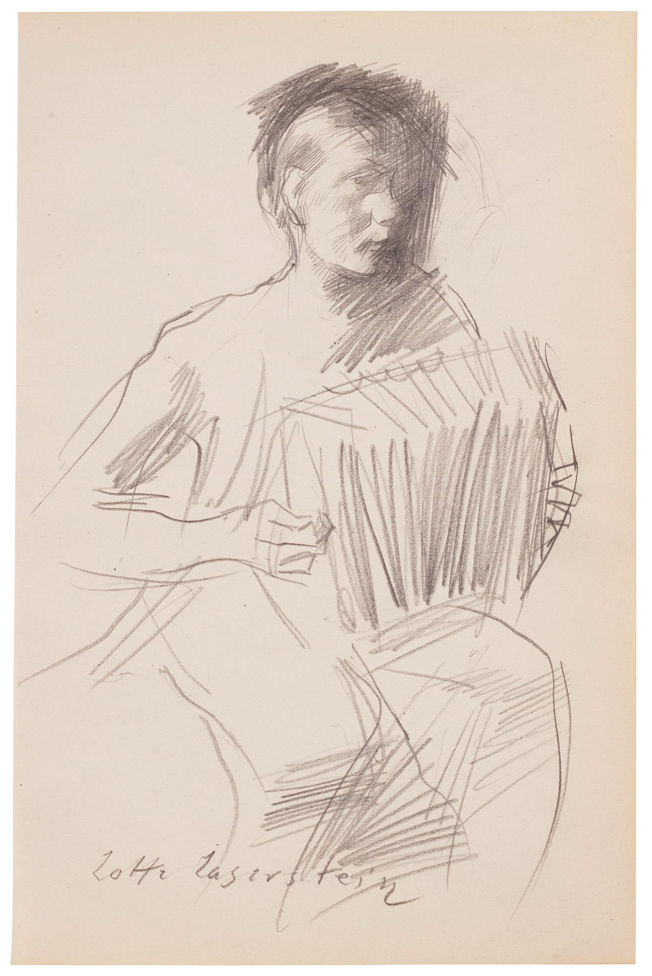 Lotte Laserstein, Dragspelare.