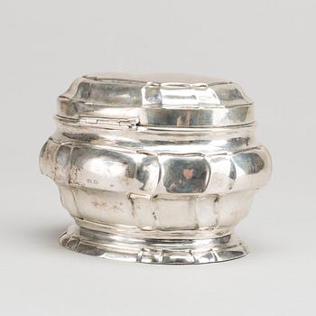 A 20th century silver suger bowl mark of J Kurz & Co after 1848.