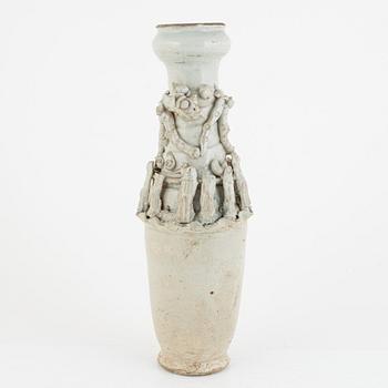 A Qingbai molded vase, Song/Yuan.