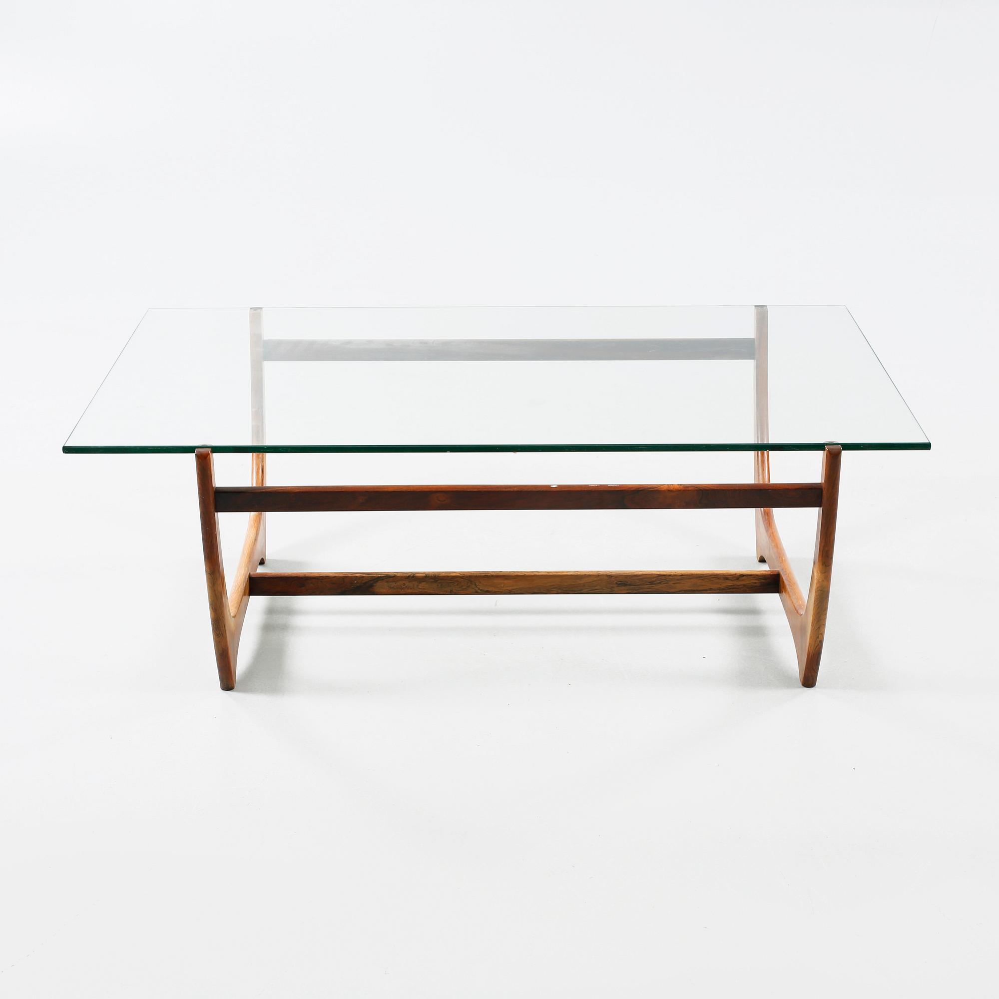 A sofa table, designed by factory architectural office after Nils Ward, Wards Atelièer AB, approx 1965.