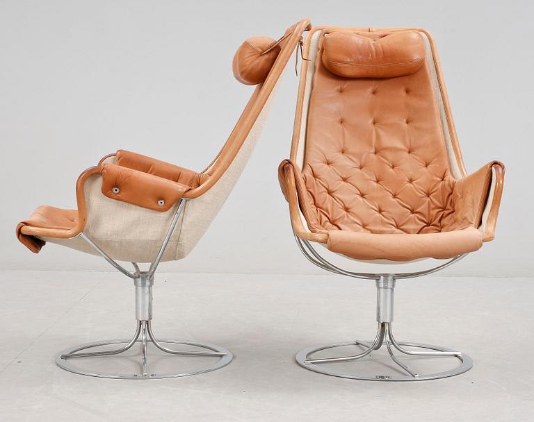 FÅTÖLJER, ett par, "Jetson", Bruno Mathsson, 1960/70-tal.