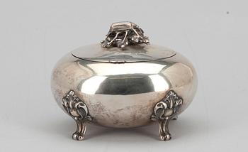 SOCKERSKRIN, Tyskland, silver 1900-talets början. Vikt 298 g.