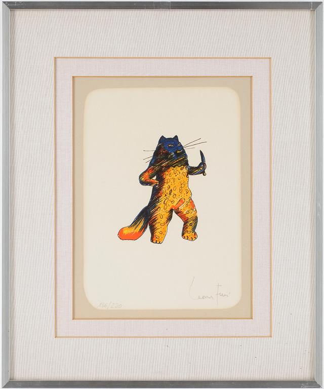 LEONOR FINI, 2 st, färglitografi, signerade och numrerade 136/230 samt 127/230.