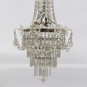Chandelier, Oscarian, early 20th century.