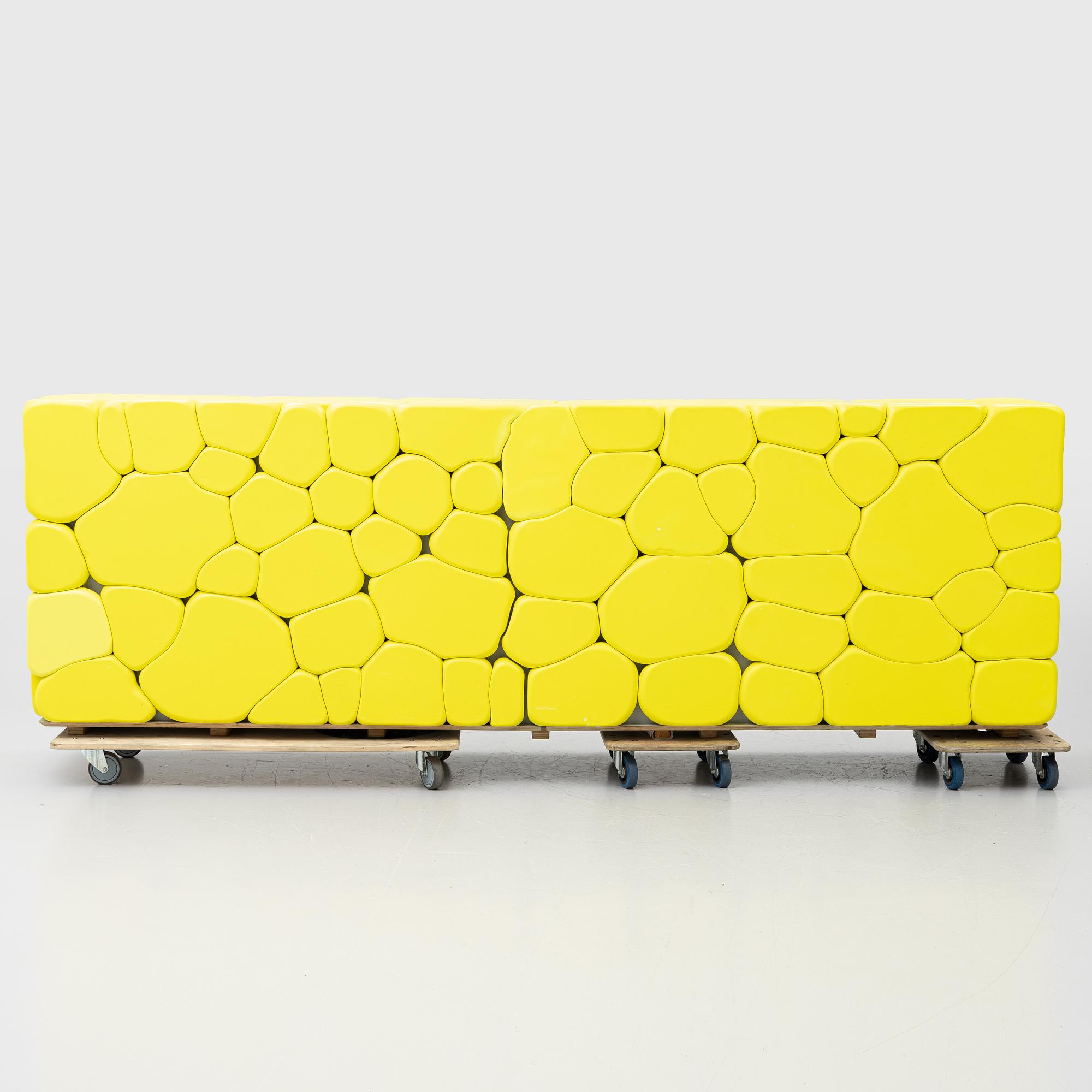 Soft Baroque, a unique “Puffy Brick” counter, 2020.