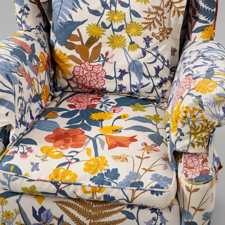 Wingback armchair, second half of the 20th century.