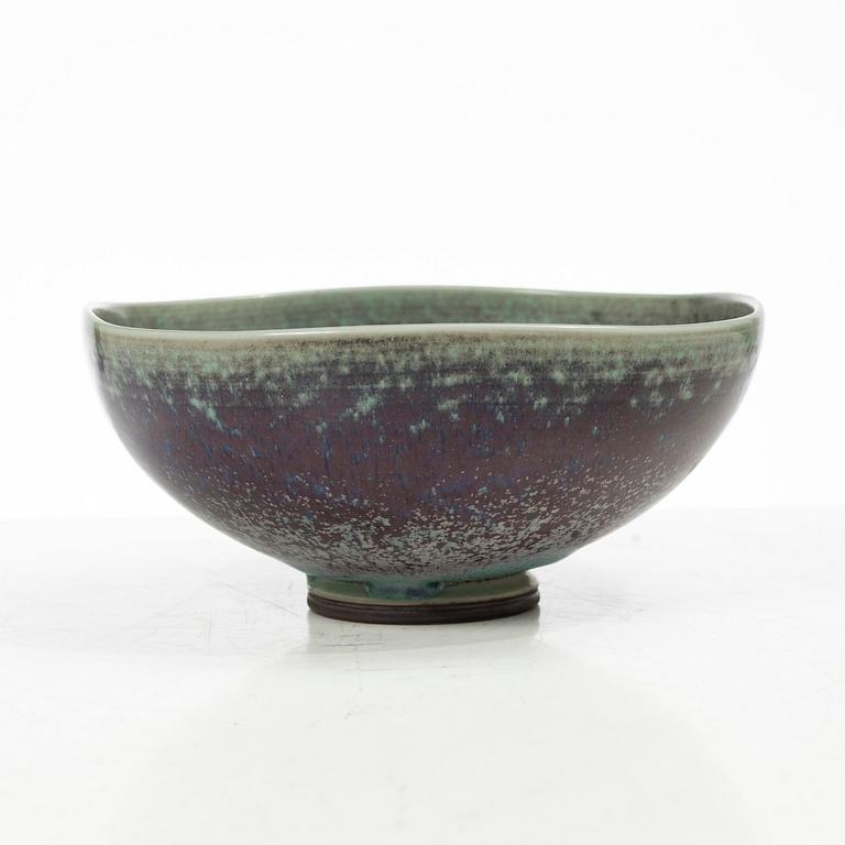 Berndt Friberg, skål, stengods, Gustavsberg studio, 1973.