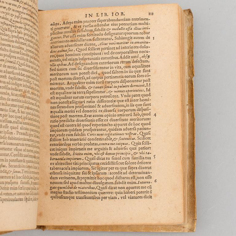 BOK, Thomas Aquinas’ Commentary on Job, 1588.