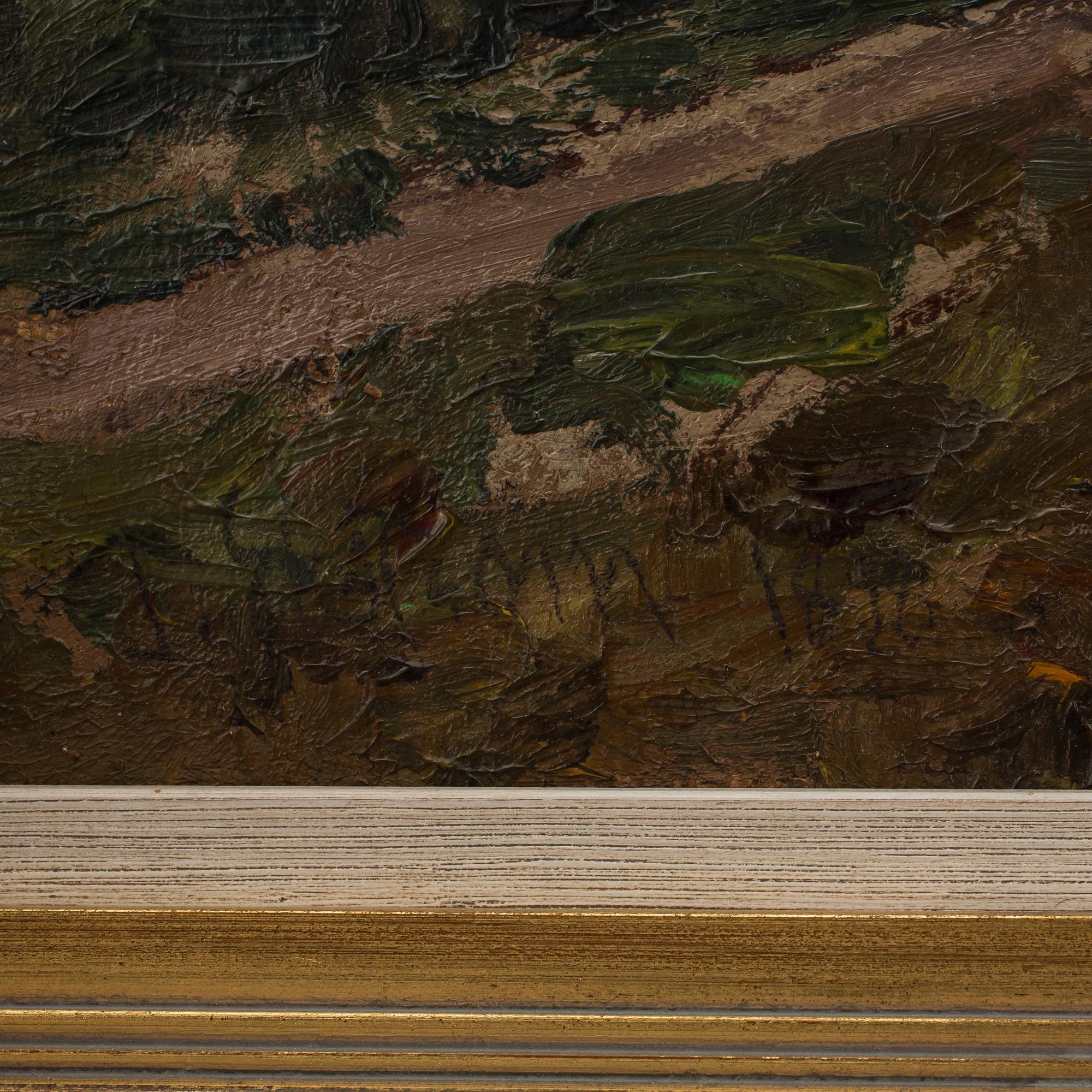 PER EKSTRÖM, olja på duk. Signerad och daterad 1896.