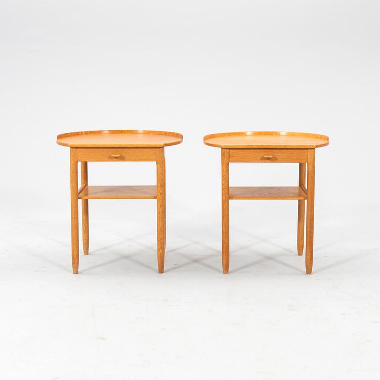 Sven Engström & Gunnar Mystrand, a pair of bedside tables, Bodafors, 1963.