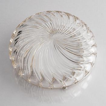 Fabergé, skål, silver och slipat glas, Ryssland, troligen omkring sekelskiftet 1900.
