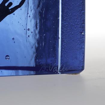 SKULPTUR, glas, Bertil Vallien, Kosta boda, signerad.