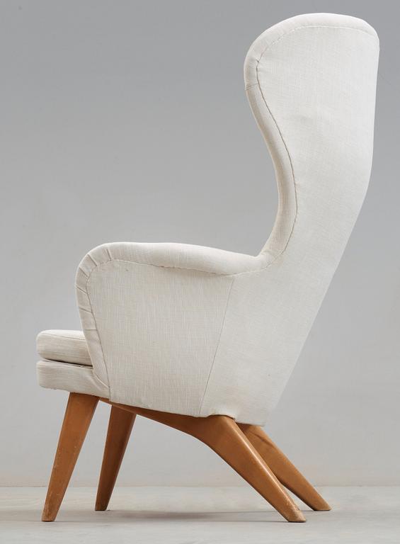 A Carl-Gustav Hiort af Ornäs easy chair, made in Finland, 1950's.