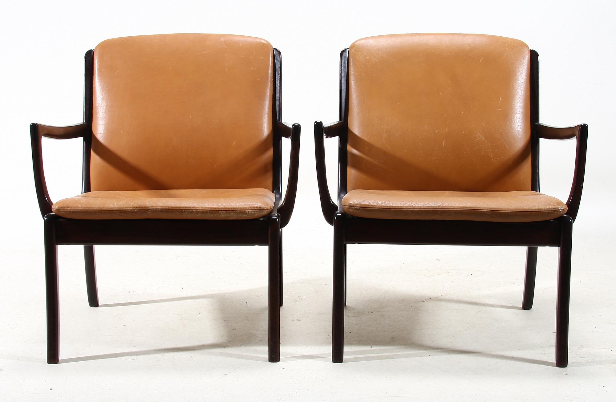 KARMSTOLAR, ett par, Ole Wanscher, Cado.