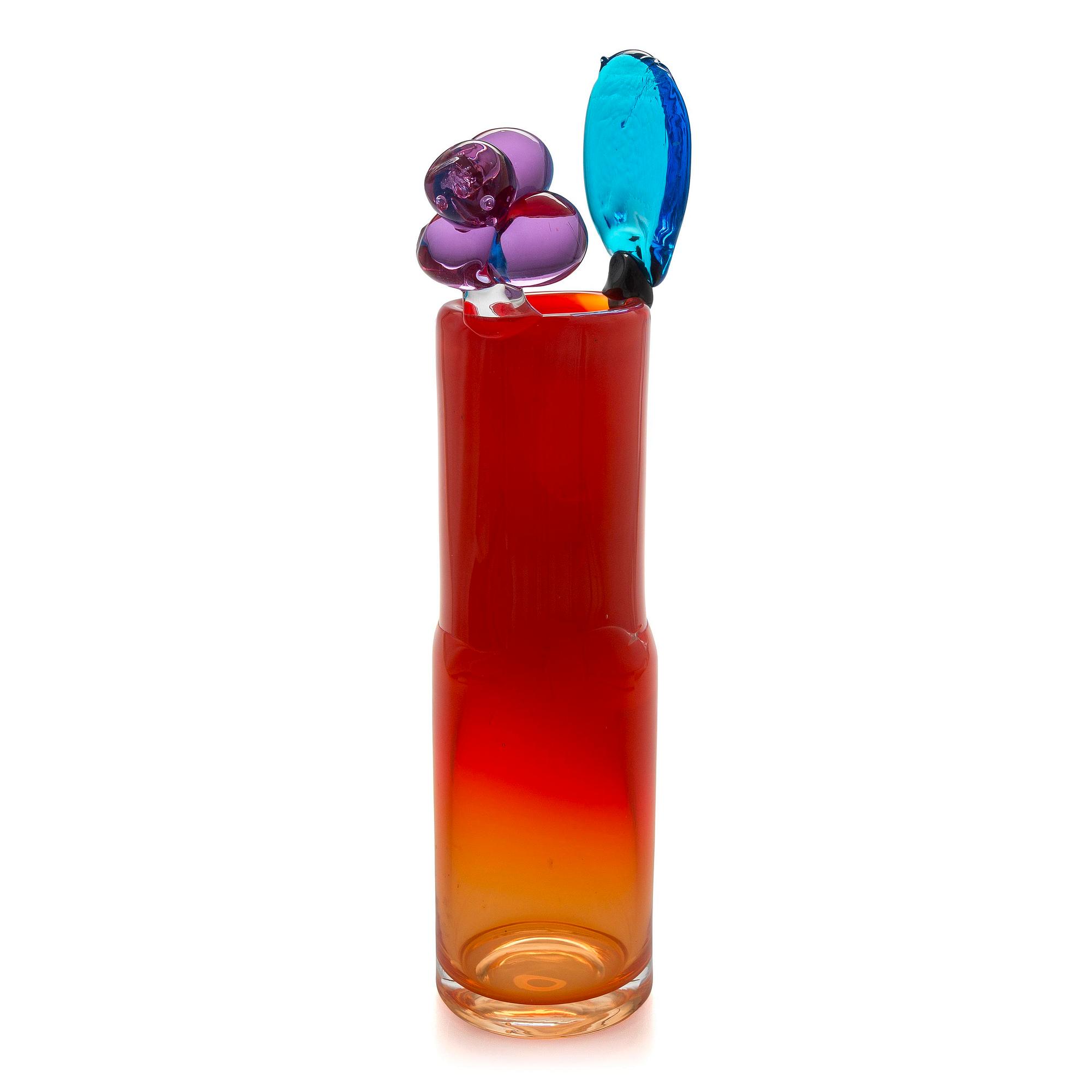 Oiva Toikka, A 'Pompom' vase, signed Oiva Toikka Nuutajärvi Notsjö.