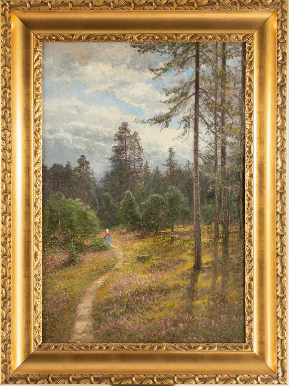 SEVERIN NILSON, olja på duk, signerad.